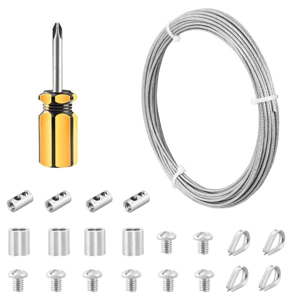 Stålwire 10M rustfri stålwire belagt rustfrit wire kit kabel