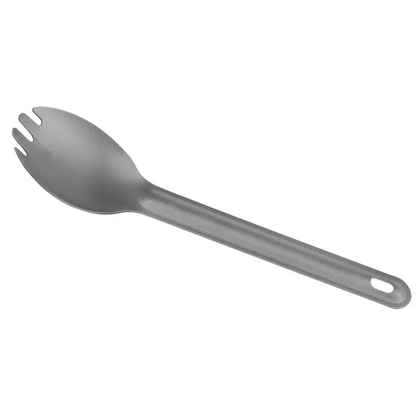 Lightweight Durable Titanium Spork Spoon Metal Cutlery Set for Outdoor Camping (Titanium Spoon Fork)