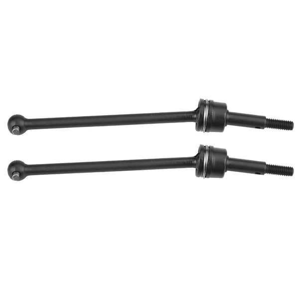 1 Pair Front Rear Universal Drive Shaft CVD for HIMOTO 1/10 Remote Control Car (Black)