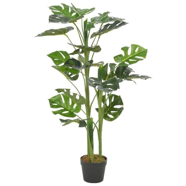 vidaXL Tekokasvi Monstera ruukulla 100 cm vihreä Grön green
