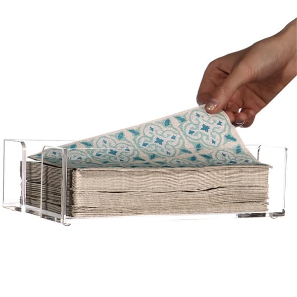 Akryylinen lautasliinateline vieraspyyhkeille