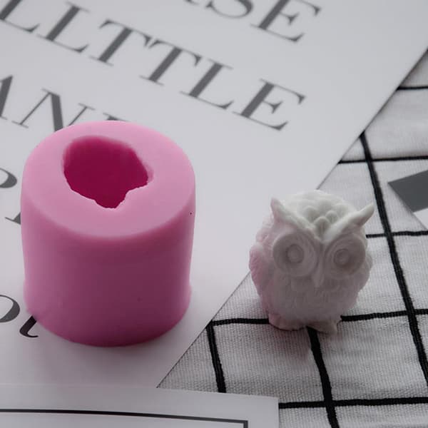 3D uglelysform silikonform for lystilvirkning DIY håndlaget