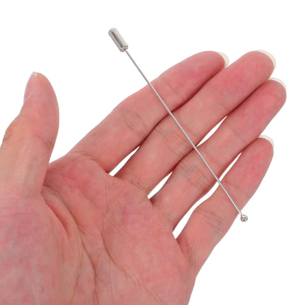 20 stk. corsage- og boutonniere-nåle med kobberlegering og rustfrit stål til revers, hat, broche, gør-det-selv-håndværk
