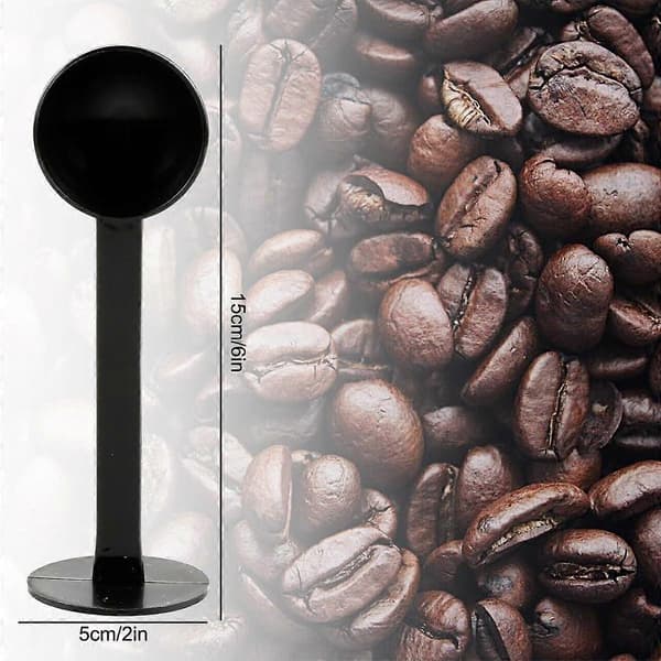 Kaffeskje og Tamper - 2 i 1 Multifunksjonell Kaffetamper Skje