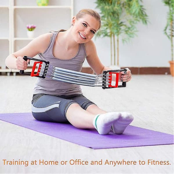 Chest Expander Dual-use 5 Springs Arm Training Equipment Men's Upper Body Workout Biceps Exercise