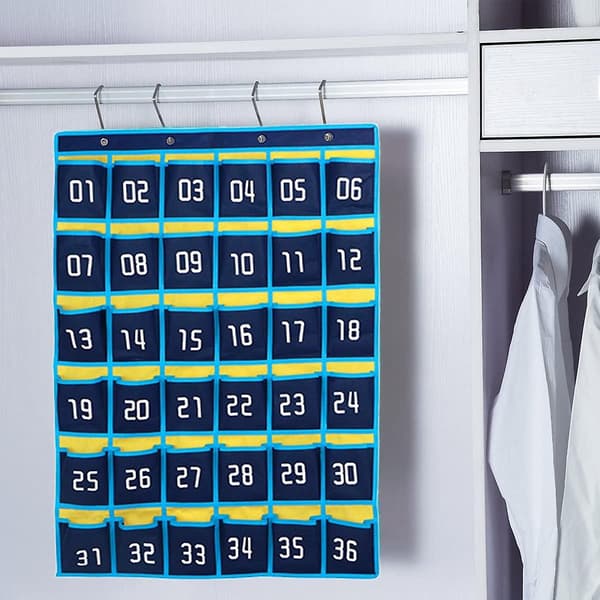 36 Numrerade Fickor Hängande Väska Hängande Organizer