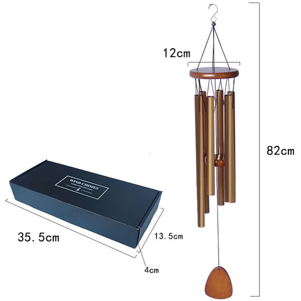 Large Aluminum Wind Chimes Create a Zen Atmosphere, Suitable
