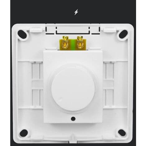 86 Typ Takfläkt Inställning Steglös Hastighetsregulator Väggströmbrytare 220V 10A Takfläkt Hastighetskontroll Strömbrytare Vit/NC/【co】