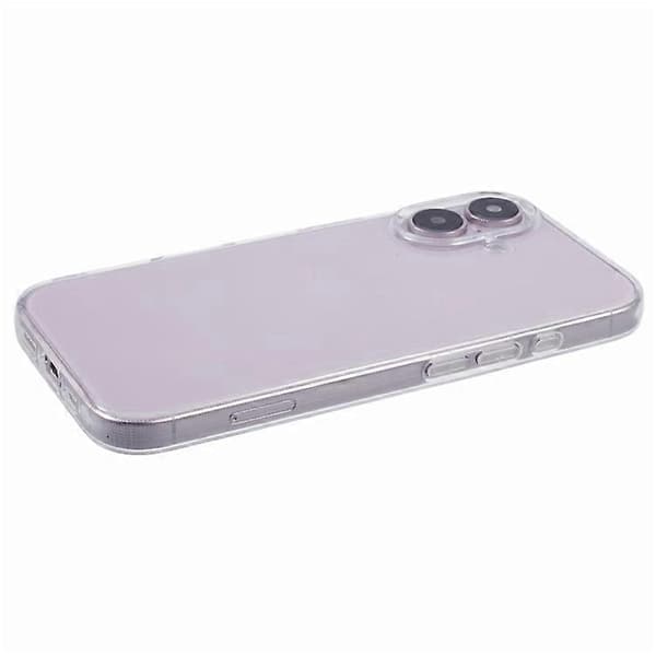 Compatible with iPhone 16 Plus Case Watermark-Free 2.0mm Clear TPU Shell Transparent Transparent