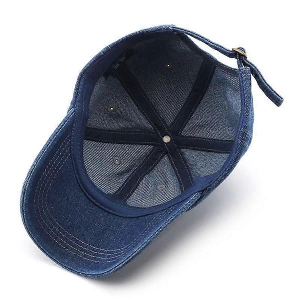 Baseballkeps Enfärgad lätt platta cowboy par baseballkeps Utomhus solskyddskeps