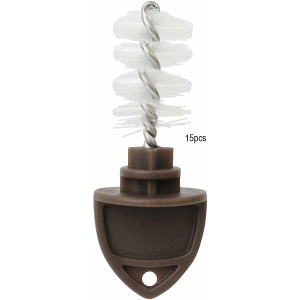 Ölkranlock Kranborste Skyddskåpa Hemtillbehör Ölbryggning 15-pack (Borstdiameter 14 mm, Brun)