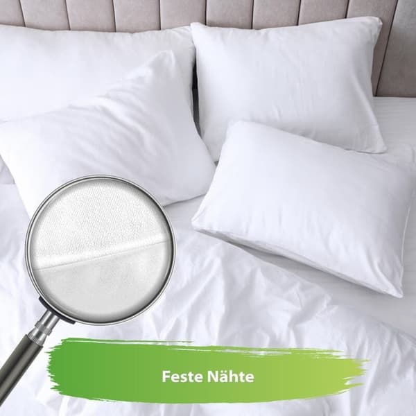 Microfiber Quilted Pillow 40x40 cm - Sleeping Pillow White Pillow White Filling Pillow - Set of 4 pieces