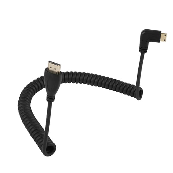 Suorakulmainen HDMI–Mini HDMI HD Micro HDMI–HDMI-muunnosjatkokaapeli 1080P