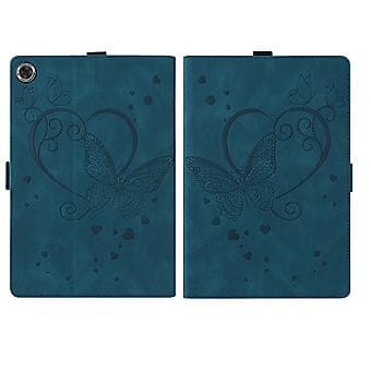 Love Butterfly-skinnveske til Samsung Galaxy Tab A9 (blå)