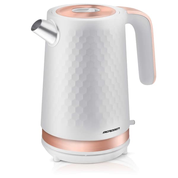 Sähköinen vedenkeitin 1,7L BD-705 Valkoinen/Kupari
