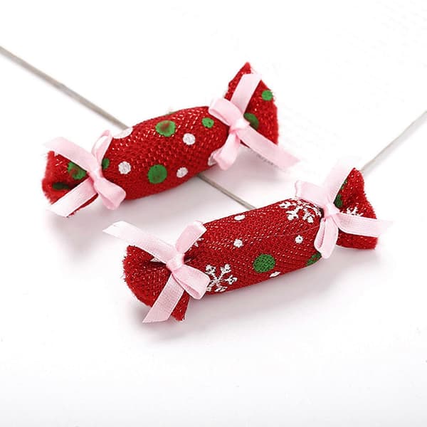 1 Set Christmas Pet Cat Toy Set Funny Cat Ball Socks Toy Assorted Cat Interactive Cat Toy for Kitten Pet Gift[DB] 2 2