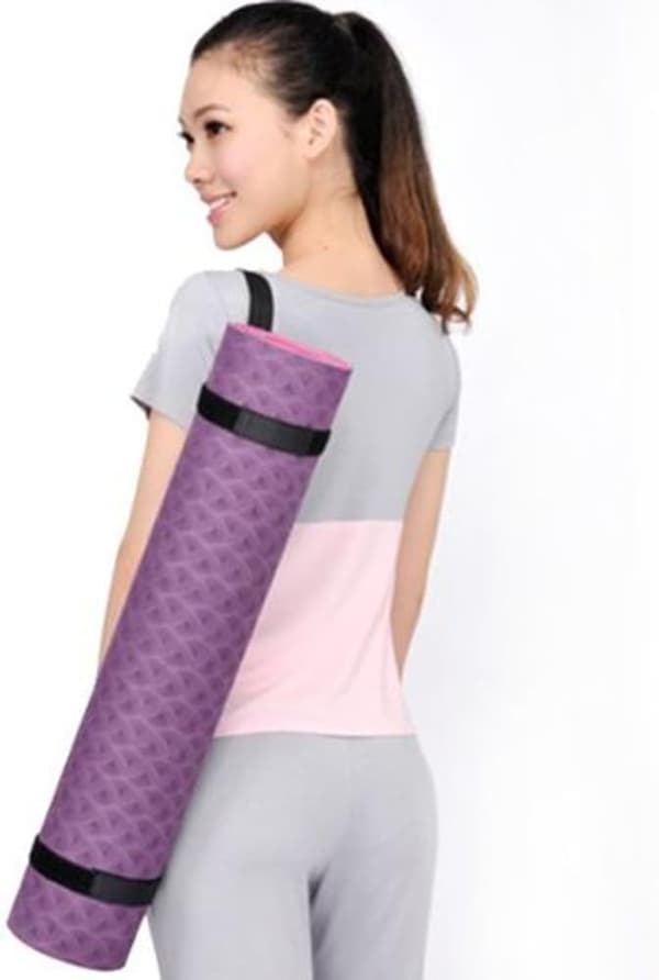 Yogamåtteholder Justerbar Elastisk Bælterem Bær Skulder