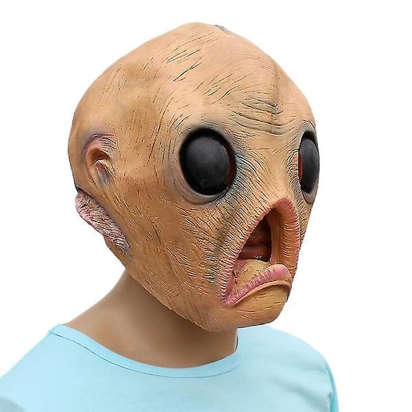Halloween Karneval Fest Dans Skrekkmaske Alien Maske