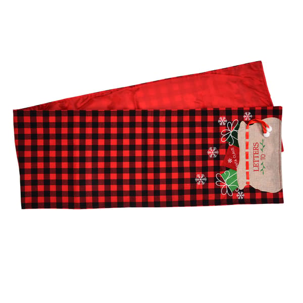 Tablecloth Red Black Plaid Flannel Design Simple Generous Elegant Christmas Decorations