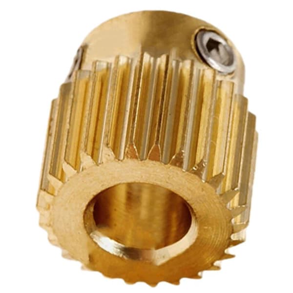 6 stk. Serie Heavy Duty 3D-printerdele Driver 26 Tandhjul Messing Ekstruderhjul Gear til Printer -10 -10S S4 S5 3 Pro