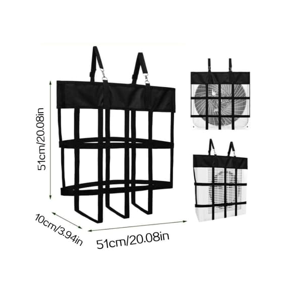 2 stk klassisk boks vifteholder for hesteboks, hesteveske, hengende hestevifte, stalltilbehørskrok