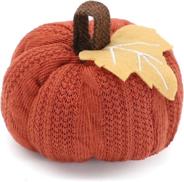 Høstgresskar Dekorasjon Strikket Gresskar Ornament Thanksgiving Bordpynt Høstfestival Dekorasjon for Høsten