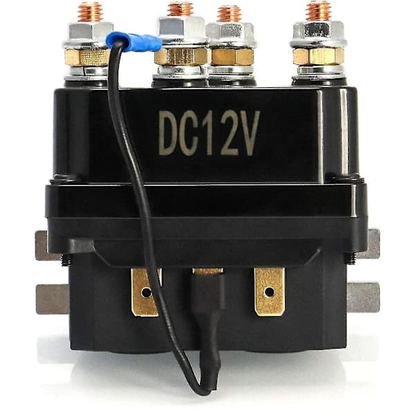 12V 250A Magnetisk kontaktor for vinsj Kompatibel med 3000-5000Lbs vinsjer