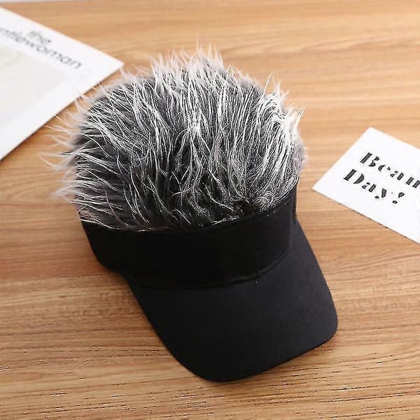 Baseballcap Hårvisir Cap Toupee Parykkhatt Golf Solskjerm Caps Nyhet Baseballcap For