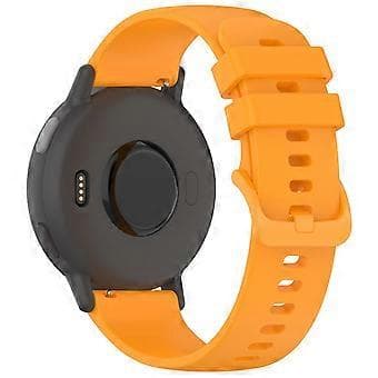 Compatible Silicone Strap for Garmin vivoactive 5, 20mm, Quick Release, Replacement Strap (Yellow)
