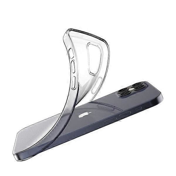 1 stk iPhone 14 Pro Max Silikon Gjennomsiktig TPU Mobilskall