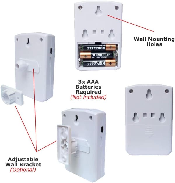 Wireless PIR Motion Detector with Audio Playback for Alarms and Effects [JUN]
