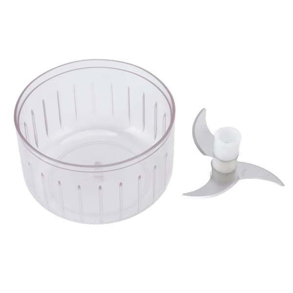 USB Rechargeable Handheld Garlic Chopper, Stainless Steel Blade, Waterproof, Open Refill Port