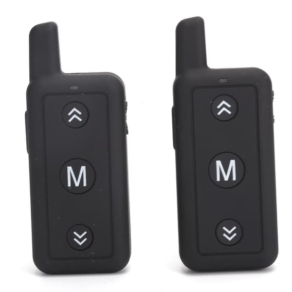 1 par Mini Walkie Talkies Lang rækkevidde Bærbar Tovejsradio til Indkøbscenter Hotel RestaurantV109