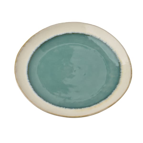 Lautanen keramiikka BASIC NATURE 22,5cm turkoosi 1kpl