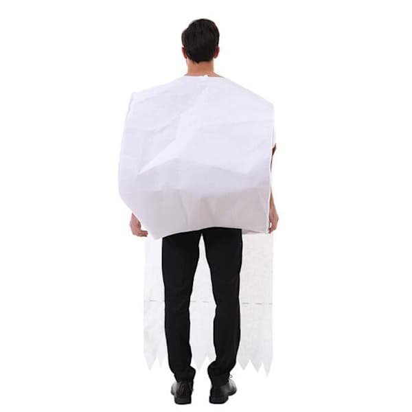 Kæmpe toiletpapirkostume til voksne Halloween 69.5*78CM