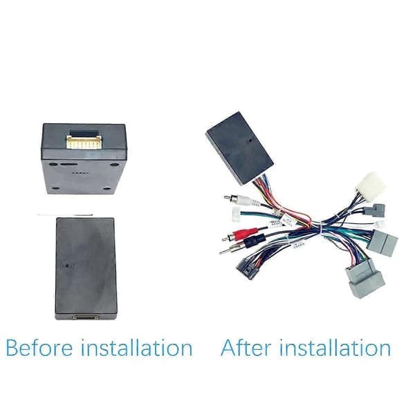 16 PIN Android Radio Strømkabeladapter med Canbus-boks Kompatibel med / 2012-2015 Dedikert Modifisert Linje-Perfekt