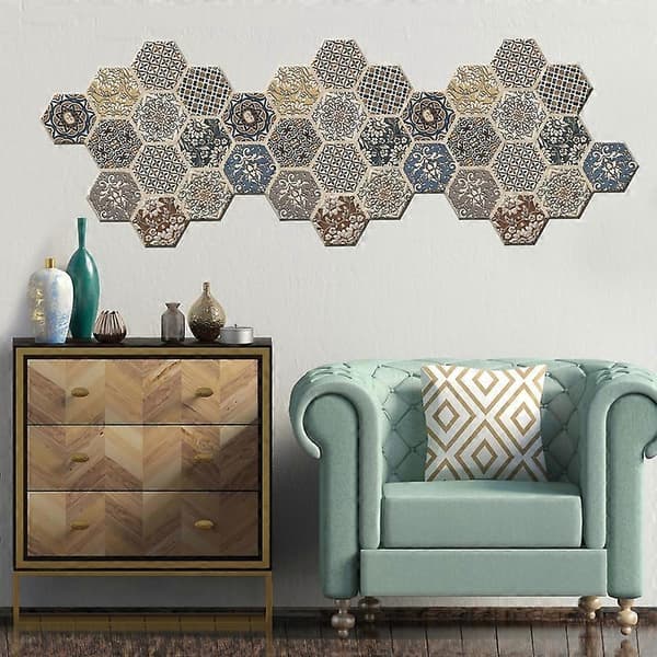 3D PVC Tile Stickers Self-Adhesive Scratch-Resistant Backsplash Decal for Hotel 2 2