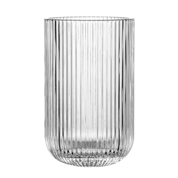Ribbed borosilicate drinking glass 400 ml / ribbed glass / vat