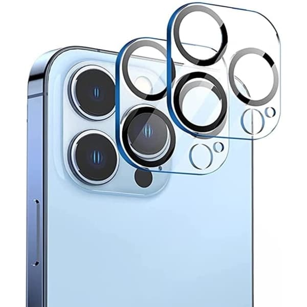 [2-pack] Härdat glaslinsskydd för iPhone 13 Pro Max