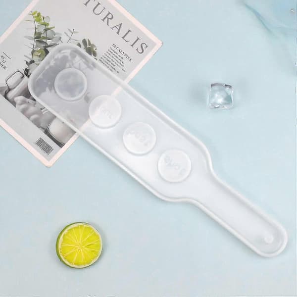 Silikoneform til shotglasbakke, Epoxyharpiks Silikonebakkeform, Harpiksunderlagsforme