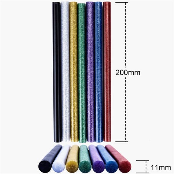 DIY smeltelimstift Smeltelimpistol 11 mm diameter 200 mm lengde 20 stk