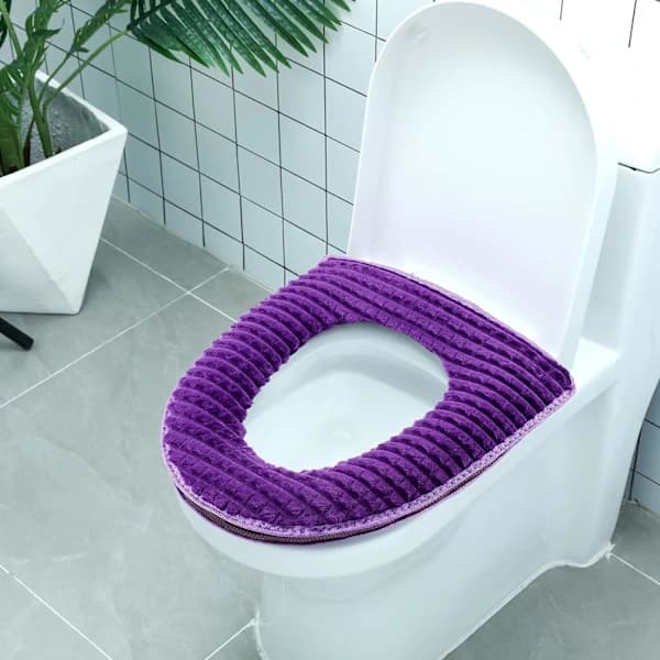 Toilet Seat Covers for Bathroom, 2-Pack, with Cushion