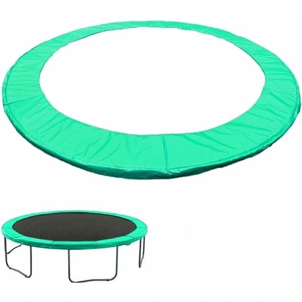 Trampolinkantbeskyttelse trampolinfjederbeskyttelse ø244cm - Grøn