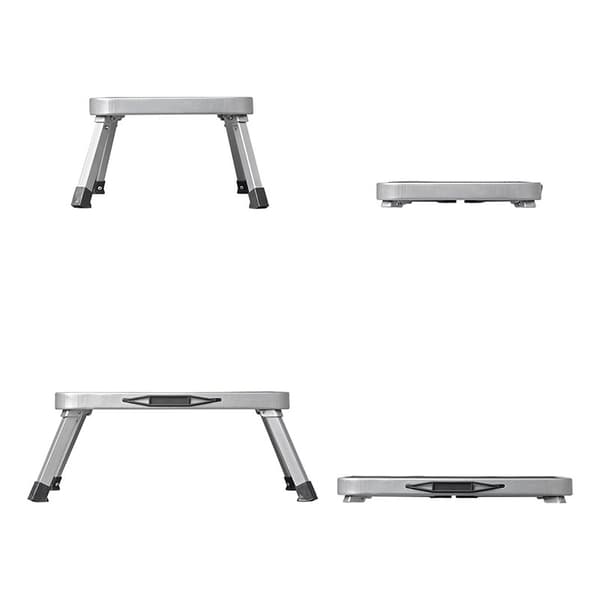 Single-step foldable for caravan/motorhome