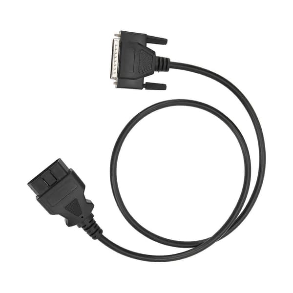Diagnostisk OBD2 hann til DB25 hann kabeladapter 16Pin 102cm/40in erstatning for SBB V33 nøkkelprogrammerer