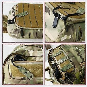 Quick Release Nylon Strap Nylon Fastening Handle Quick Release Strap Handle for Hunting Backpacks Clothing P110 Mud (P110 Mud)