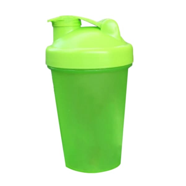 Protein Shaker PP-flaske med blandekule i rustfritt stål 500ml Grønn