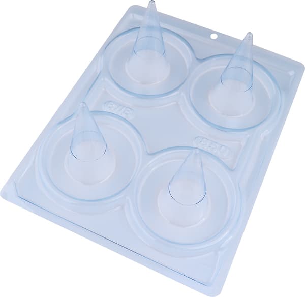 Pralinform Strutar - BWB 850 - Spesiell 3-delt form Transparent transparent