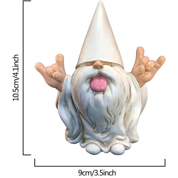 Rocker Gnome This garden gnome will rock your enchanted mini world (10.5 cm tall)