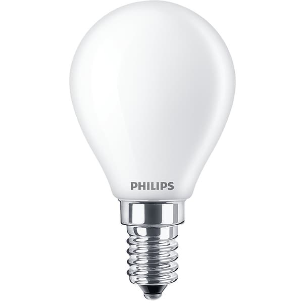 2-pak LED E14 Kugle 4,3W (40W) Frost 470lm 56 15